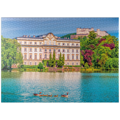 puzzleplate Leopoldskron Castle near Salzburg, Austria 1000 Jigsaw Puzzle