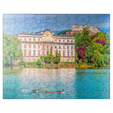 puzzleplate Leopoldskron Castle near Salzburg, Austria 100 Jigsaw Puzzle