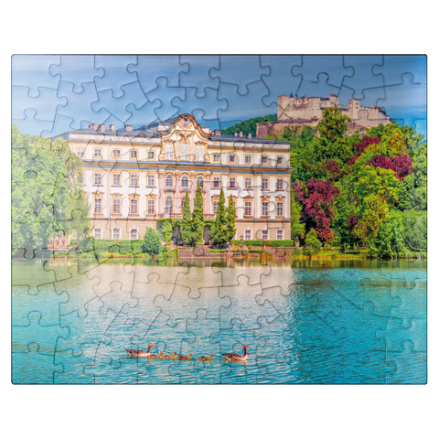 puzzleplate Leopoldskron Castle near Salzburg, Austria 100 Jigsaw Puzzle