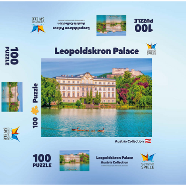 Leopoldskron Castle near Salzburg, Austria 100 Jigsaw Puzzle box 3D Modell