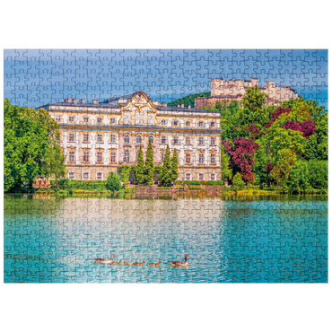 puzzleplate Leopoldskron Castle near Salzburg, Austria 500 Jigsaw Puzzle