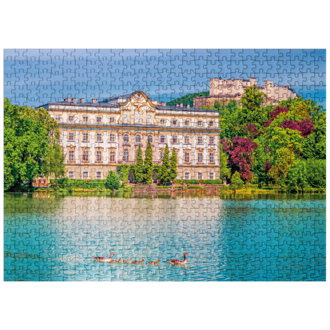 puzzleplate Leopoldskron Castle near Salzburg, Austria 500 Jigsaw Puzzle