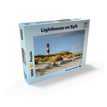 List lighthouse on the island of Sylt, North Sea - Germany 1000 Jigsaw Puzzle box view2