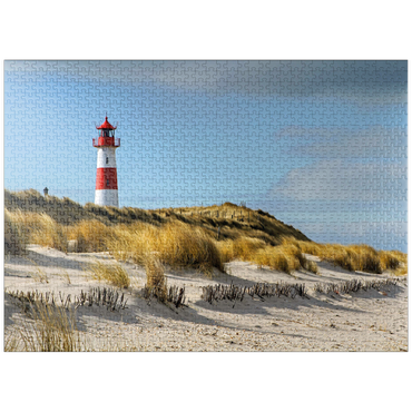 puzzleplate List lighthouse on the island of Sylt, North Sea - Germany 1000 Jigsaw Puzzle