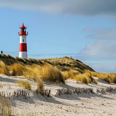 List lighthouse on the island of Sylt, North Sea - Germany 100 Jigsaw Puzzle 3D Modell