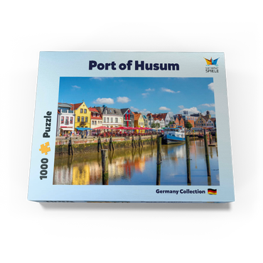 Port of Husum, North Frisia, North Sea, Schleswig-Holstein 1000 Jigsaw Puzzle box view3