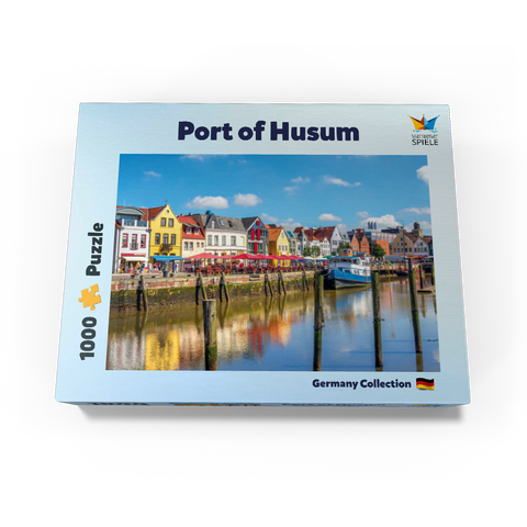 Port of Husum, North Frisia, North Sea, Schleswig-Holstein 1000 Jigsaw Puzzle box view3