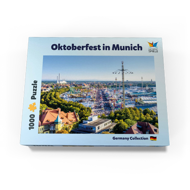 View of the Oktoberfest in Munich, Theresienwiese, Bavaria 1000 Jigsaw Puzzle box view3