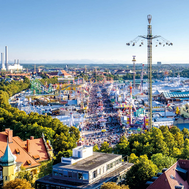 View of the Oktoberfest in Munich, Theresienwiese, Bavaria 1000 Jigsaw Puzzle 3D Modell