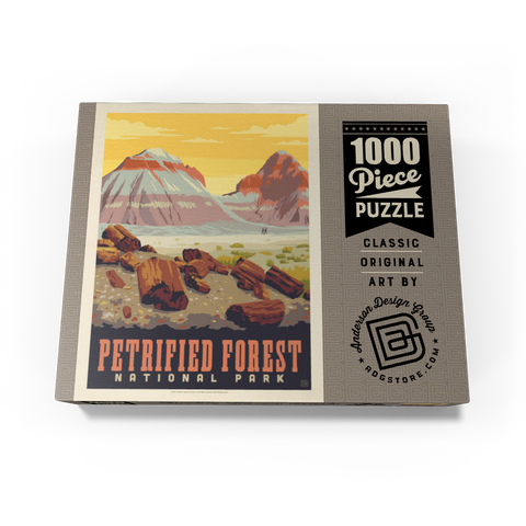 Petrified Forest National Park: Painted Hills, Vintage Poster 1000 Jigsaw Puzzle box view3