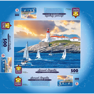 Annual Regatta 500 Jigsaw Puzzle box 3D Modell