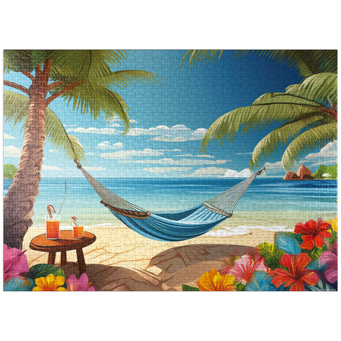 puzzleplate Beach Escape 1000 Jigsaw Puzzle