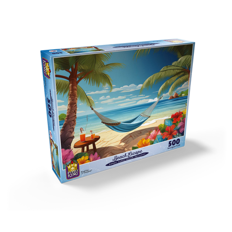 Beach Escape 500 Jigsaw Puzzle box view2