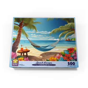 Beach Escape 500 Jigsaw Puzzle box view3