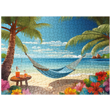 puzzleplate Beach Escape 500 Jigsaw Puzzle