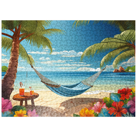 puzzleplate Beach Escape 500 Jigsaw Puzzle