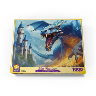 Blue Firestorm 1000 Jigsaw Puzzle box view3