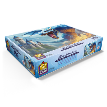 Blue Firestorm 500 Jigsaw Puzzle box view1