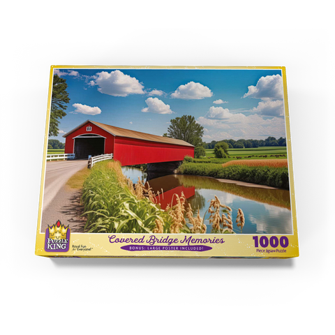 Covered Bridge Memories 1000 Jigsaw Puzzle box view3