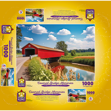 Covered Bridge Memories 1000 Jigsaw Puzzle box 3D Modell