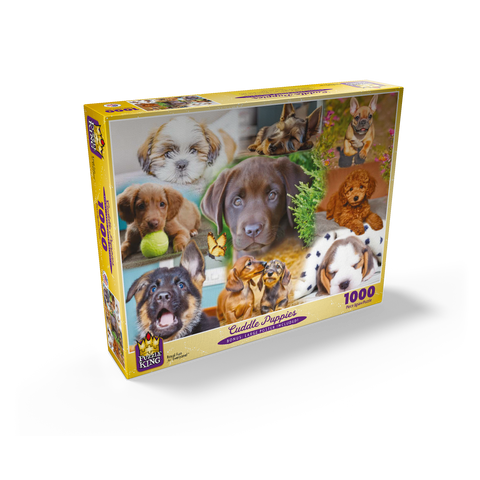 Cuddle Puppies 1000 Jigsaw Puzzle box view2