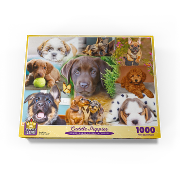 Cuddle Puppies 1000 Jigsaw Puzzle box view3