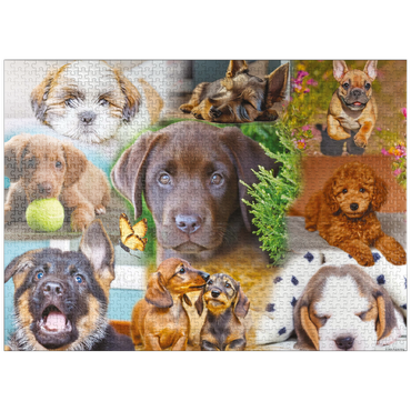 puzzleplate Cuddle Puppies 1000 Jigsaw Puzzle