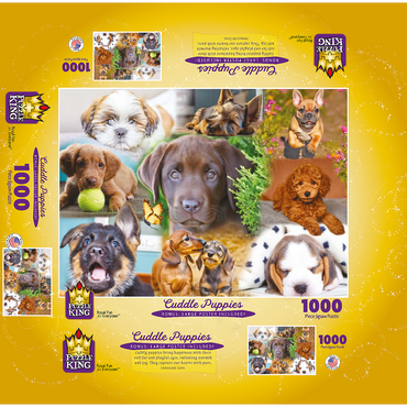 Cuddle Puppies 1000 Jigsaw Puzzle box 3D Modell