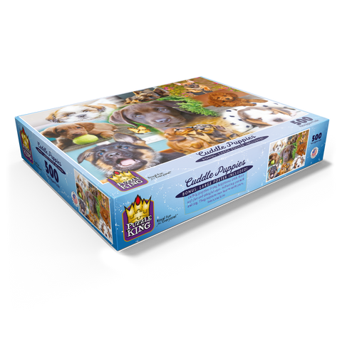 Cuddle Puppies 500 Jigsaw Puzzle box view1