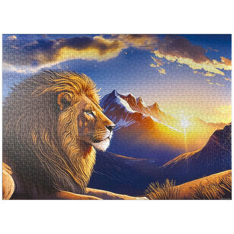 puzzleplate Dawn of Kings 1000 Jigsaw Puzzle