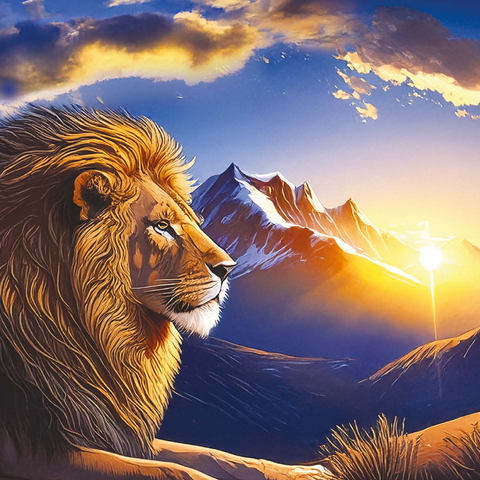 Dawn of Kings 1000 Jigsaw Puzzle 3D Modell