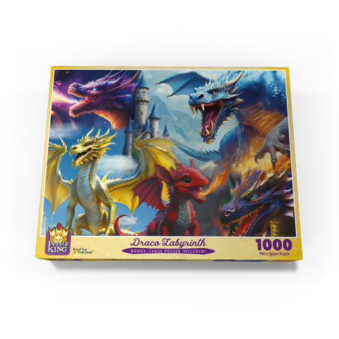 Draco Labyrinth 1000 Jigsaw Puzzle box view3