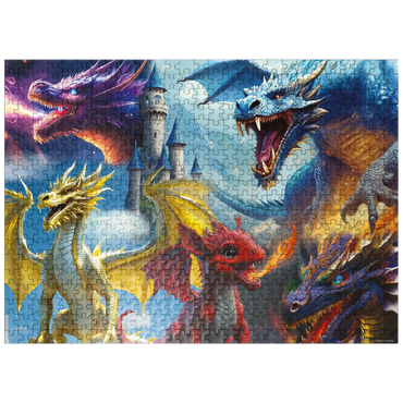 puzzleplate Draco Labyrinth 500 Jigsaw Puzzle