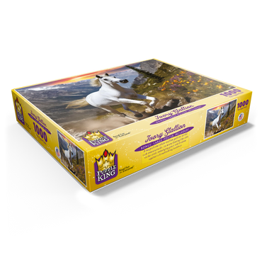 Ivory Stallion 1000 Jigsaw Puzzle box view1