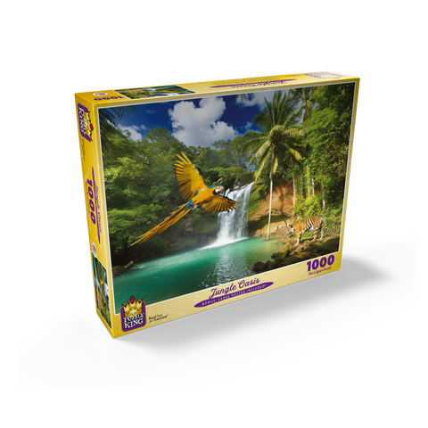 Jungle Oasis 1000 Jigsaw Puzzle box view2