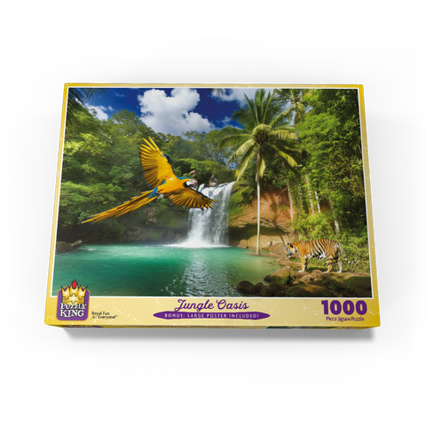 Jungle Oasis 1000 Jigsaw Puzzle box view3