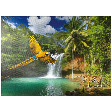 puzzleplate Jungle Oasis 1000 Jigsaw Puzzle