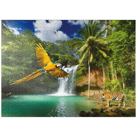 puzzleplate Jungle Oasis 1000 Jigsaw Puzzle