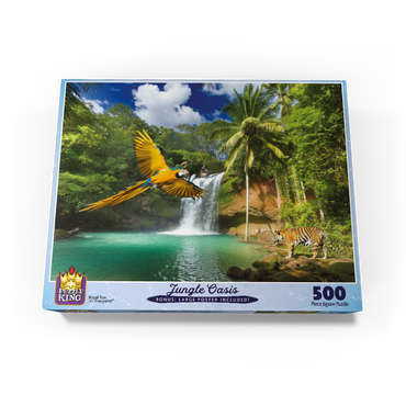 Jungle Oasis 500 Jigsaw Puzzle box view3