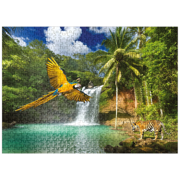 puzzleplate Jungle Oasis 500 Jigsaw Puzzle