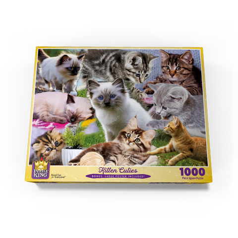 Kitten Cuties 1000 Jigsaw Puzzle box view3