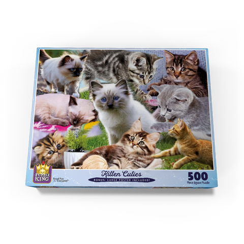 Kitten Cuties 500 Jigsaw Puzzle box view3