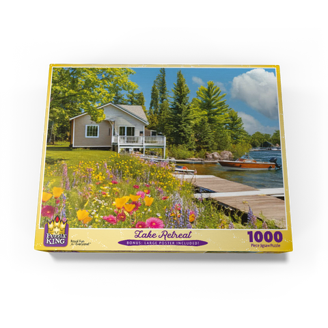 Lake Retreat 1000 Jigsaw Puzzle box view3