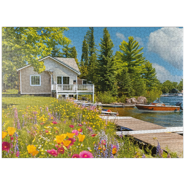 puzzleplate Lake Retreat 1000 Jigsaw Puzzle