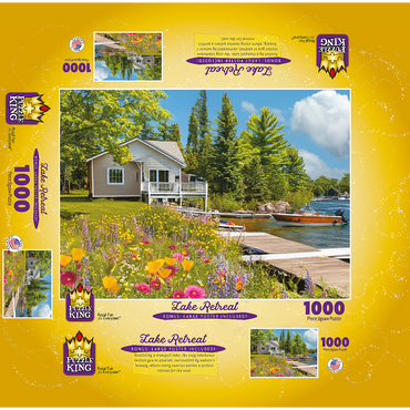 Lake Retreat 1000 Jigsaw Puzzle box 3D Modell