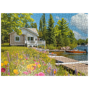 puzzleplate Lake Retreat 500 Jigsaw Puzzle