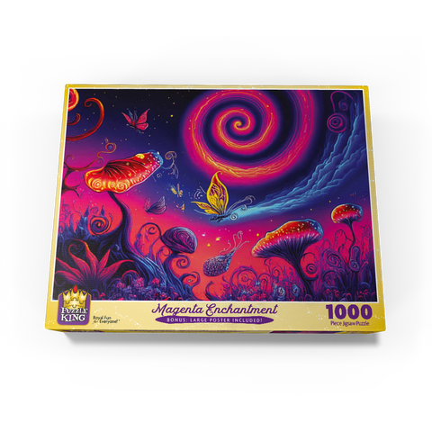 Magenta Enchantment 1000 Jigsaw Puzzle box view3