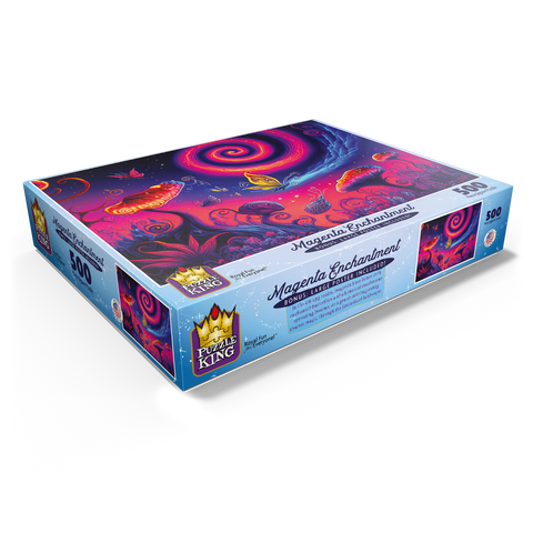 Magenta Enchantment 500 Jigsaw Puzzle box view1