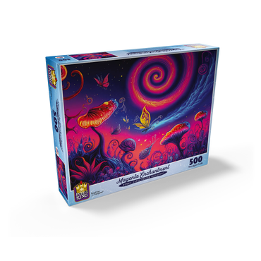 Magenta Enchantment 500 Jigsaw Puzzle box view2