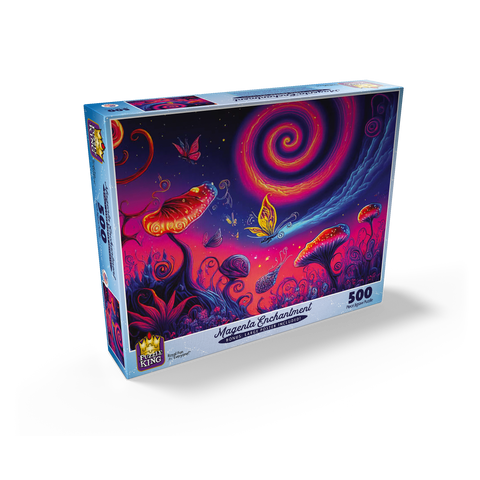 Magenta Enchantment 500 Jigsaw Puzzle box view2